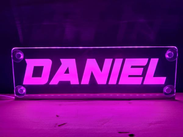 LED Namensschild